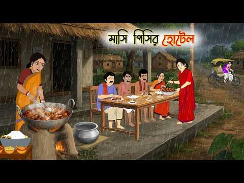 ⁣মাসি পিসির হোটেল | Cartoon Golpo | Bengali Animated Story | Bangla Cartoon