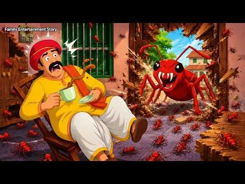 ⁣লাল পিঁপড়ের এমন হানা, দিশেহারা গোটা গ্রাম! | family entertainment Bengali story