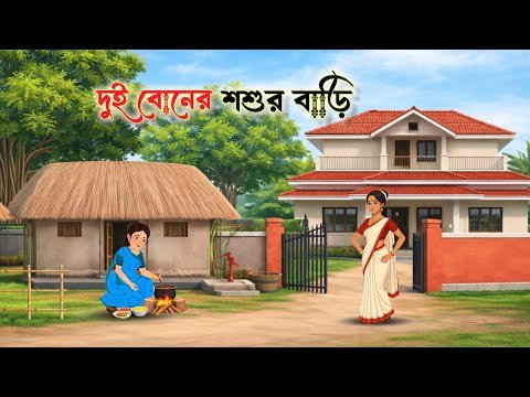 ⁣দুই বোনের শশুর বাড়ি | Bangla Moral Story | Rupkothar golpo | Bangla Cartoon | Moral Stories Bangla