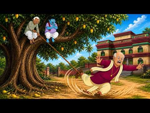 ⁣Horen Chowdhuryr aam bagan || কিপটে জমিদার || Bangla bhuter golpo || ssoftoons new animated video