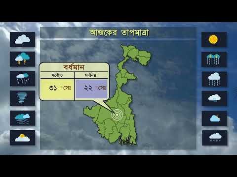⁣Weather-আকাশ আংশিক মেঘলা, কলকাতায় সর্বোচ্চ ও সর্বনিম্ন তাপমাত্রা ৩১.২ ডিগ্রি ও ২৫.৬ ডিগ্রি সেলসিয়াস।