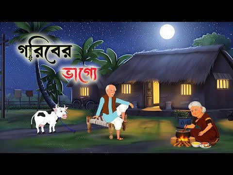 ⁣গরিবের ভাগ্যে | Bangla Moral Story | Bangla Cartoon Video | Moral Stories Bangla