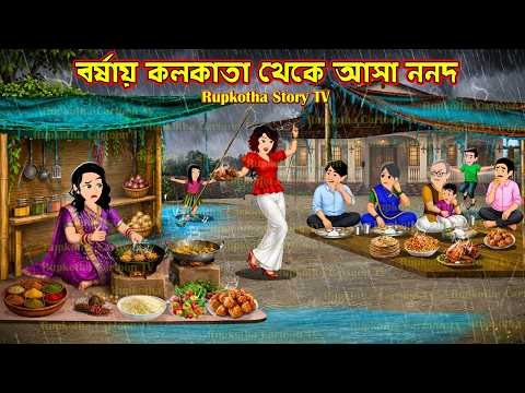 ⁣বর্ষায় কলকাতা থেকে আসা ননদ Borshai Kolkata Theke Asa Nanod | Bangla Cartoon | Rupkotha Story TV