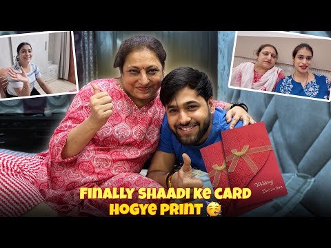 ⁣Finally Shaadi Ke Card Hogye Print 🥳