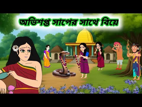 ⁣অভিশপ্ত সাপের সাথে বিয়ে || Bangla New Cartoon || Moral stories || TookTooki Toons