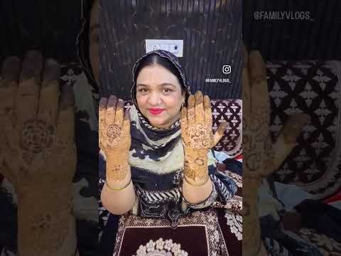⁣Aaj Humnein Kiya Mehndi Ka Promotion😍❤️ ||  #viral #fyp #mehndi #mashallah #familyvlogs ||
