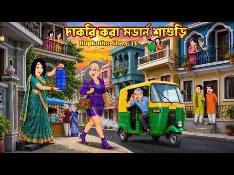 ⁣চাকরি করা মডার্ন শাশুড়ি Chakri Kora Modern Shasuri | Cartoon Bangla Cartoon | Rupkotha Story TV