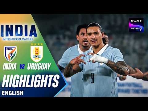 ⁣Sky Blue Storm Hits Kolkata | IND vs URU | English | Highlights | FIFA International Friendlies 2026