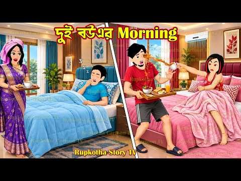 ⁣দুই বউএর মর্নিং Dui Bouer Morning | Cartoon Bangla Cartoon | Rupkotha Story TV | Rupkotha Cartoon TV