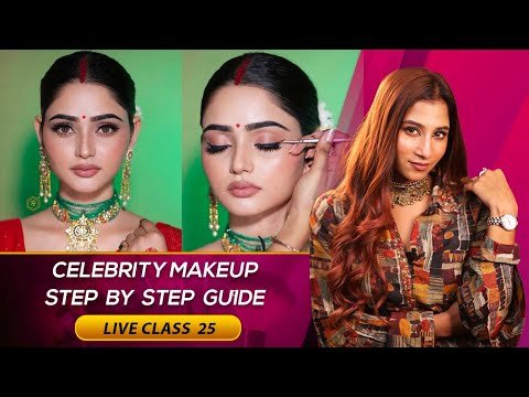 ⁣Celebrity Makeup Step-by-Step Guide, Jaldi Makeup Explained In few Min ​⁠@pkmakeupstudio