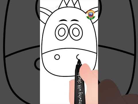 ⁣জেব্রা চমরী আঁকা যান (How to Draw a Zebra) #Shorts #ChuChuTVBangla #Surprise #drawingforkids