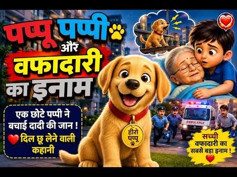 ⁣🐶 Pappu the puppy's loyalty saved Grandma's life  A heartwarming story ❤️