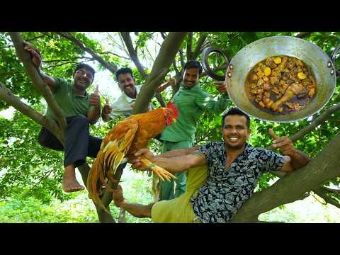 ⁣পুরুলিয়ার লাল দেশি মোরগ রান্না করে ঝোল ভাত খাওয়া | Purulia special Red Country Chicken curry recipe