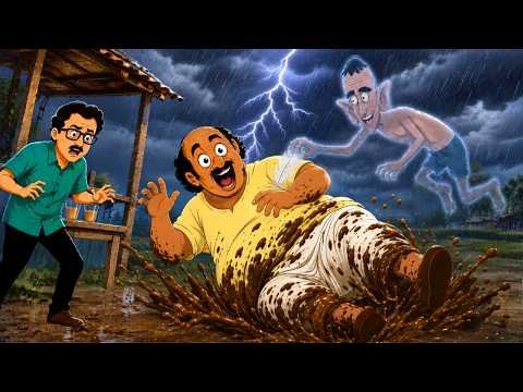 ⁣Bhuture Katukutu || Grambanglar Vuter Golpo | Bangla Horror Story | Ssoftoons