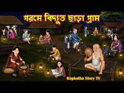 ⁣গরমে বিদ্যুত ছাড়া গ্রাম Gorome Bidyut Chara Gram | Cartoon Bangla Cartoon | Rupkotha Story TV