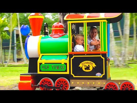 ⁣সাফারি পার্কে ভ্লাদ এবং নিকি বাচ্চাদের মজার খেলার সময়