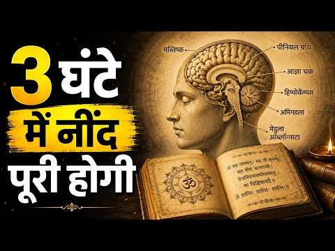 ⁣सिर्फ 3 घंटे में पूरी करो 8 घंटे की नींद!  वेदों ने हजारों साल पहले बता दिया था इसका SHOCKING रहस्य