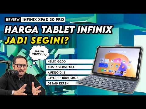 ⁣Akhirnya Tablet Infinix Pakai XOS Full! Fitur Berlimpah, Layar 11 Inci: Review Infinix XPad 30 Pro