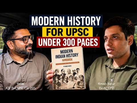 ⁣No need to read 1000+ pages anymore | Modern History Handbook for UPSC