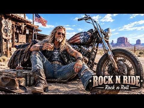 ⁣Best Rock N Roll Highway 🎸 Classic Rock & Biker Music for the Open Road | Rock N Ride