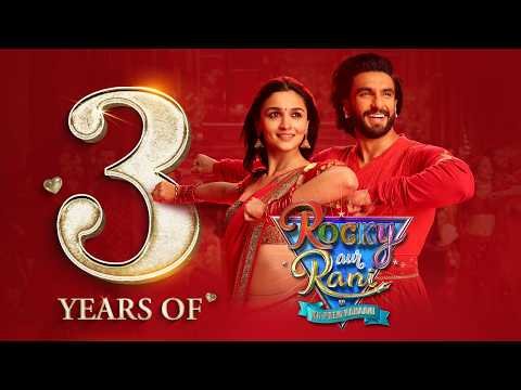 ⁣3 Years of Rocky Aur Rani Kii Prem Kahaani | Ranveer Singh | Alia Bhatt | Karan Johar