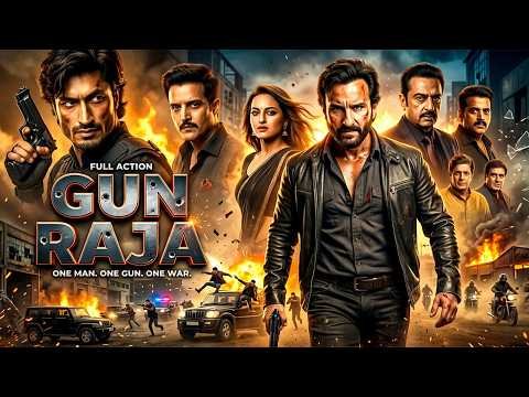 ⁣GUN RAJA Full Movie Hindi | Saif Ali Khan | Sonakshi Sinha | Jimmy Shergill | Action Crime Movie