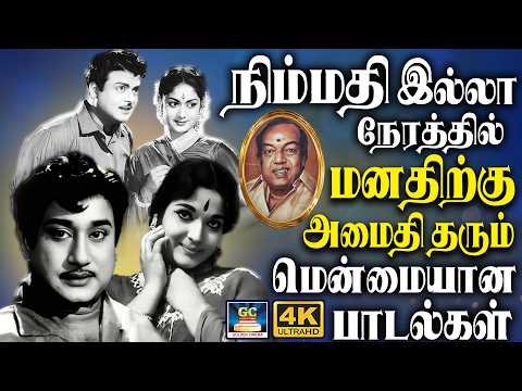 ⁣மனதிற்கு அமைதி தரும் மென்மையான பாடல்கள் | இரவு கானங்கள்🌙✨ | Evergreen Classic Hit Songs | P.Susheela