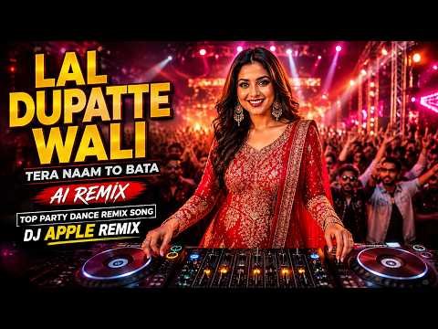 ⁣Lal Dupatte Wali - AI DJ Remix 2026 | New Party Dance Song | DJ Apple Remix