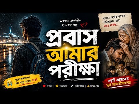 ⁣💔 প্রবাস আমার পরীক্ষা, পরিবার আমার শক্তি | একজন প্রবাসীর হৃদয়ভাঙা গল্প 😭 | New Bangla Song 2026