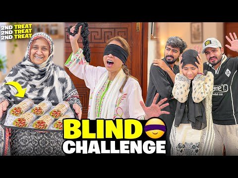 ⁣I Got Injured During Blind Challenge 😭 || Mama Sy Gari Ki 2nd Treat Le Li💃