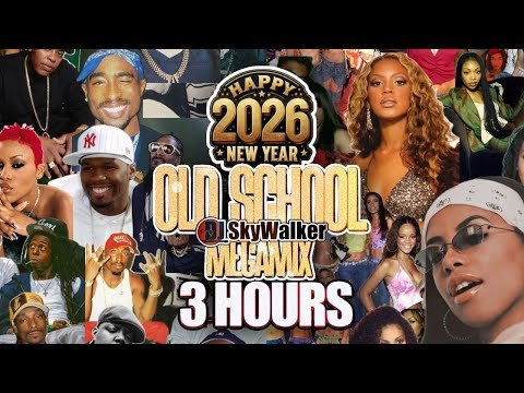 ⁣OldSchool Megamix 3 Hours Hip Hop R&B Music 🥂 Happy New Year 2026 | DJ SkyWalker
