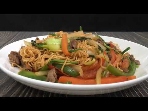 ⁣Home Cooking | Mì tôm xào bò