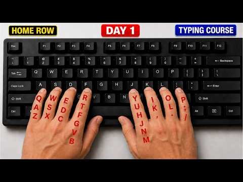 ⁣English Typing Course Day-1 | Free Typing Lessons | Touch Typing Course | EasyTech Class