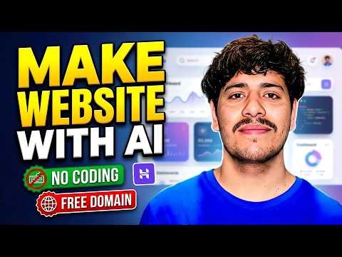 ⁣How to Make a Website with AI (Free Domain & Without Coding) | AI Website Builder