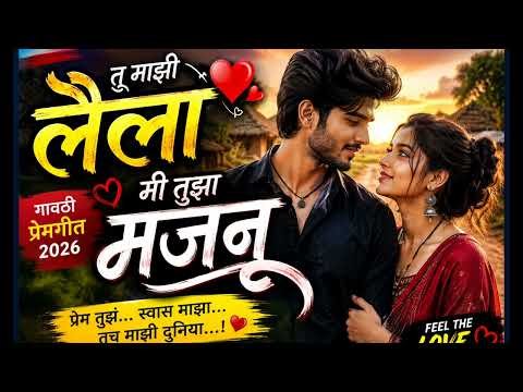 ⁣Tu Majhi Laila Mi Tujha Majanu ❤️ | New Marathi Love Song 2026 | Gavthi Romantic Song