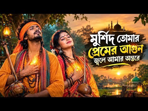 ⁣মুর্শিদ তোমার প্রেমের আগুন জ্বলে আমার অন্তরে|| Bangla Baul gaan 2026