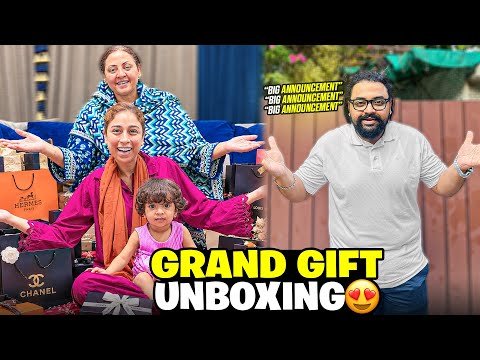 ⁣Grand Gift Opening 🌸 || Big Surprise By Asjad Bhai 🙏🌹