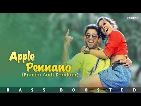 ⁣Apple Pennano (Ennum Aadi Paadam) | BASS BOOSTED AUDIO | Romeo & Juliets | Allu Arjun | DSP