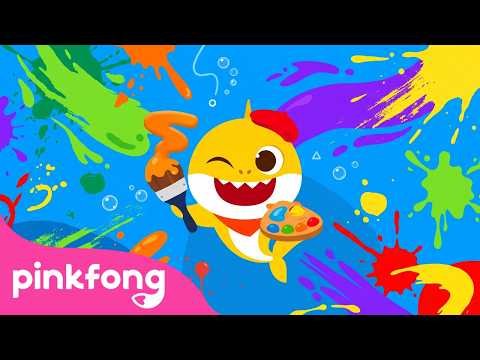 ⁣What Color Is Baby Shark?🌈 | Fun Color Learning for Kids | Pinkfong Official
