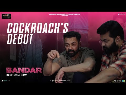 ⁣Cockroach's Debut | BTS | Bandar | Bobby Deol, Sanya M, Sapna P, Saba A | Nikhil D, Anurag K