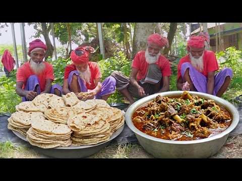 ⁣Massive Mutton Paya Nihari Cooking in Village | ২০০ খাসির পা দিয়ে নেহারি রান্না | Bengali Vlog