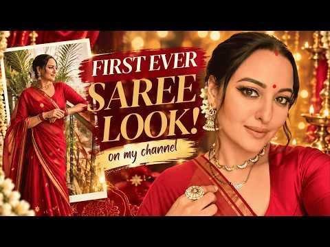 ⁣I think i recreated my wedding SAREE look!!!