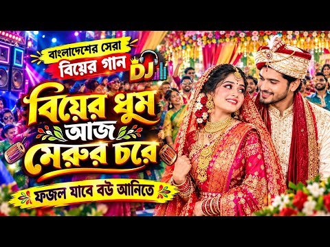 ⁣বিয়ার ধুম আজ মেরুর চরে// ফজল যাবে বউ আনিতে// বাংলাদেশ এর সেরা dj biyer git