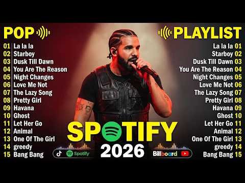 ⁣Drake, One Direction, Bruno Mars, Camila Cabello 🔥 Spotify Hits 2026 🎧 Ultimate Top 100 Songs