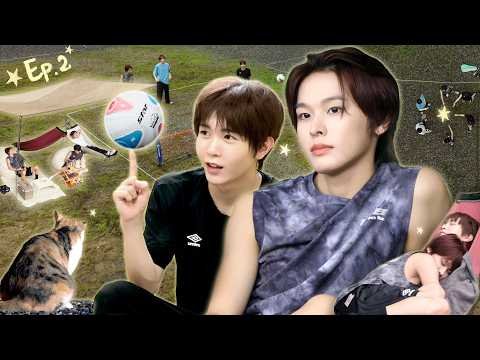 ⁣족구했지요〜 배드민턴했지요〜 카레 좋아하지요〜🏸🍛 최고의 저녁.ᐟ.ᐟ | WISH’s Wish in Camp 🏕️ EP.2