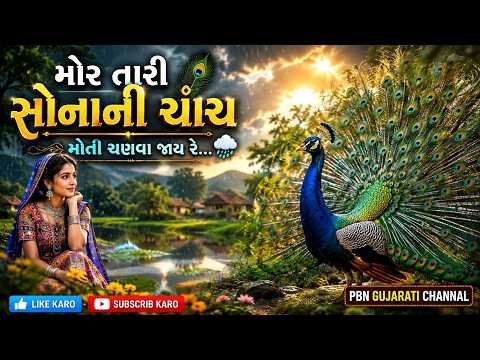 ⁣મોર તારી સોનાની ચાંચ | મોર તારી રૂપાની પાંખ | ગુજરાતી લોકગીત | Gujarati Folk Song | Garba Song