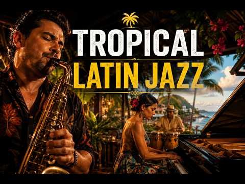 ⁣Tropical Latin Jazz 🌴 Saxophone & Piano | Instrumental Latin Jazz