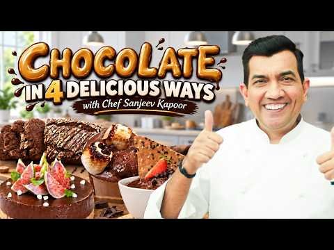 ⁣Chocolate Heaven! 4 Delicious Chocolate Recipes You Must Try By Chef @sanjeevkapoorkhazana